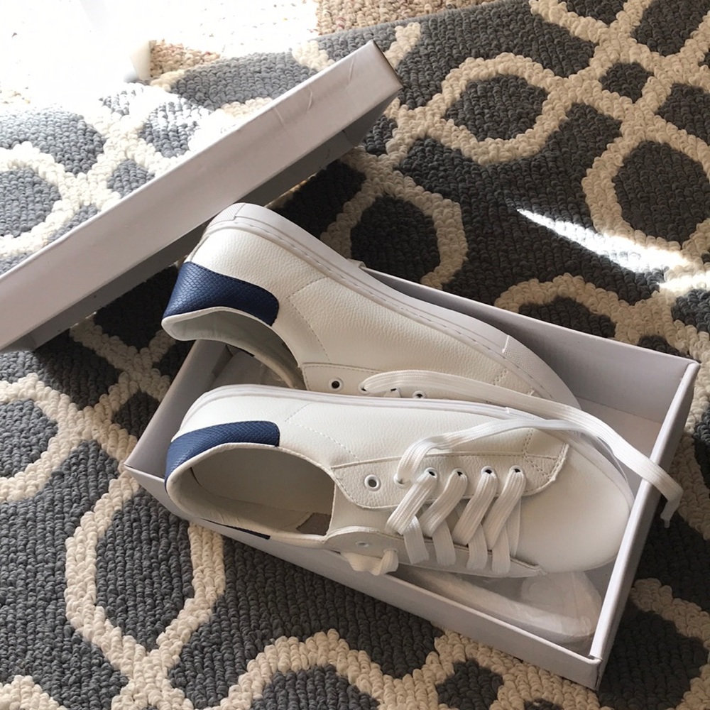 White sneakers